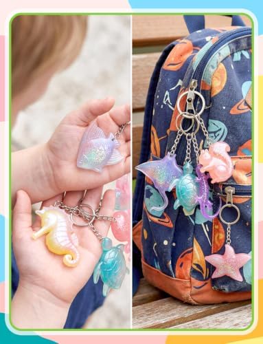 16 Style Marine Terrestrial Amphibious Animals Keychain Epoxy Mold