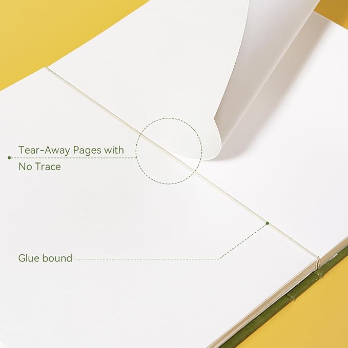 Arrtx Hardcover Sketch Book, 60 Sheets, 8.5 x 6.1 Inches