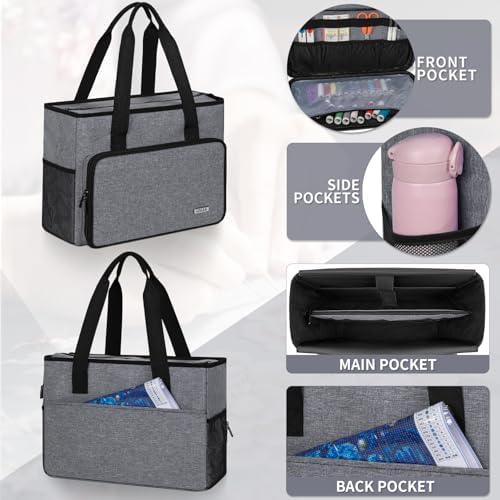 GMAK Embroidery Storage Bag, Embroidery Project Storage Carrying Tote Bag