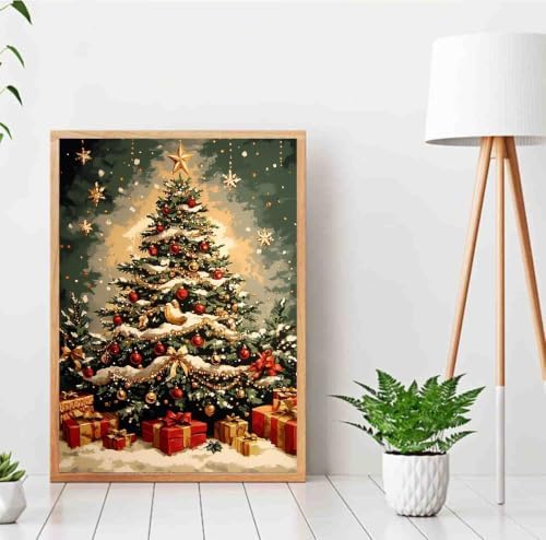 DYAIYYMQ Tree Paint by Numbers Kit for Adults Beginners 19.6X15.7 inch