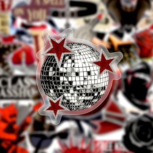 50Pcs Dark Gothic Horror Stickers Spooky Retro Decals for Craft Supplies