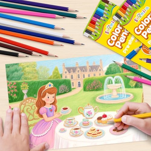 12 Pack Colored Pencils, 144 Count, Color Pencils Bulk for Kids Classroom