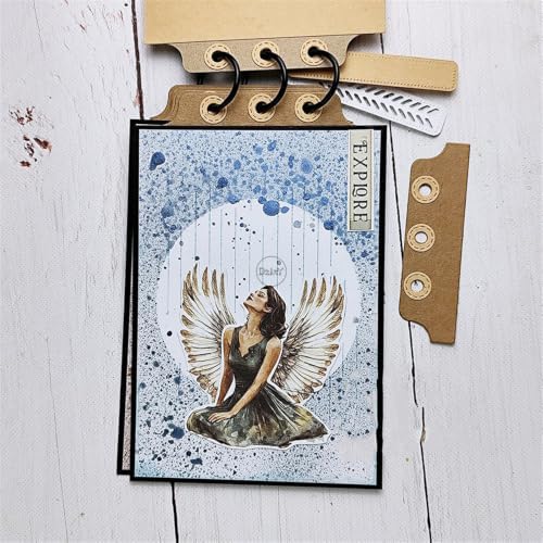 Loose Leaf Book Label Metal Cutting Dies for Card Making