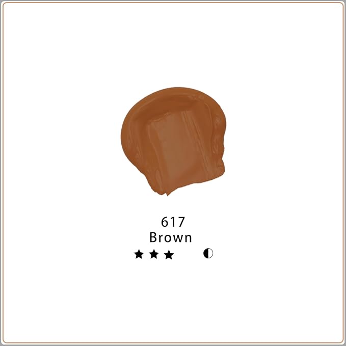 Artecho Brown Acrylic Paint 500ml / 17oz Large Bottle