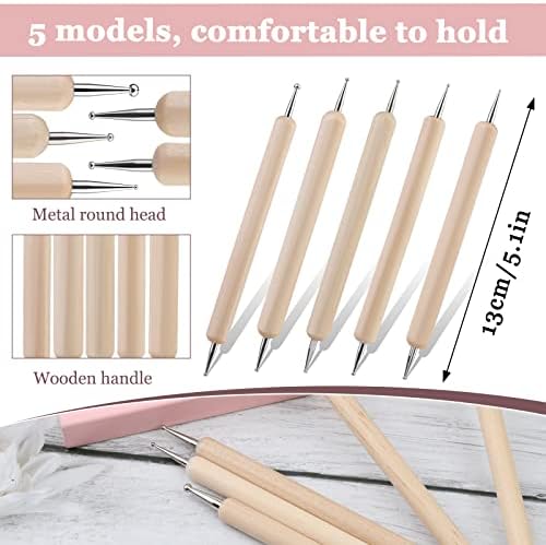 LOKUNN 14 Pcs Dotting Tools Embossing Tool Dotting Tools Set Rock Painting