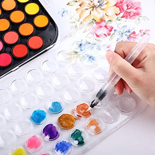 AROIC 48 Colors Watercolor Paint,Washable WaterColor Paint Set
