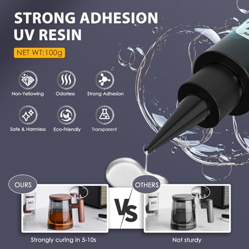 Akisey 100g UV Resin for Bonding & Fast Curing in Seconds