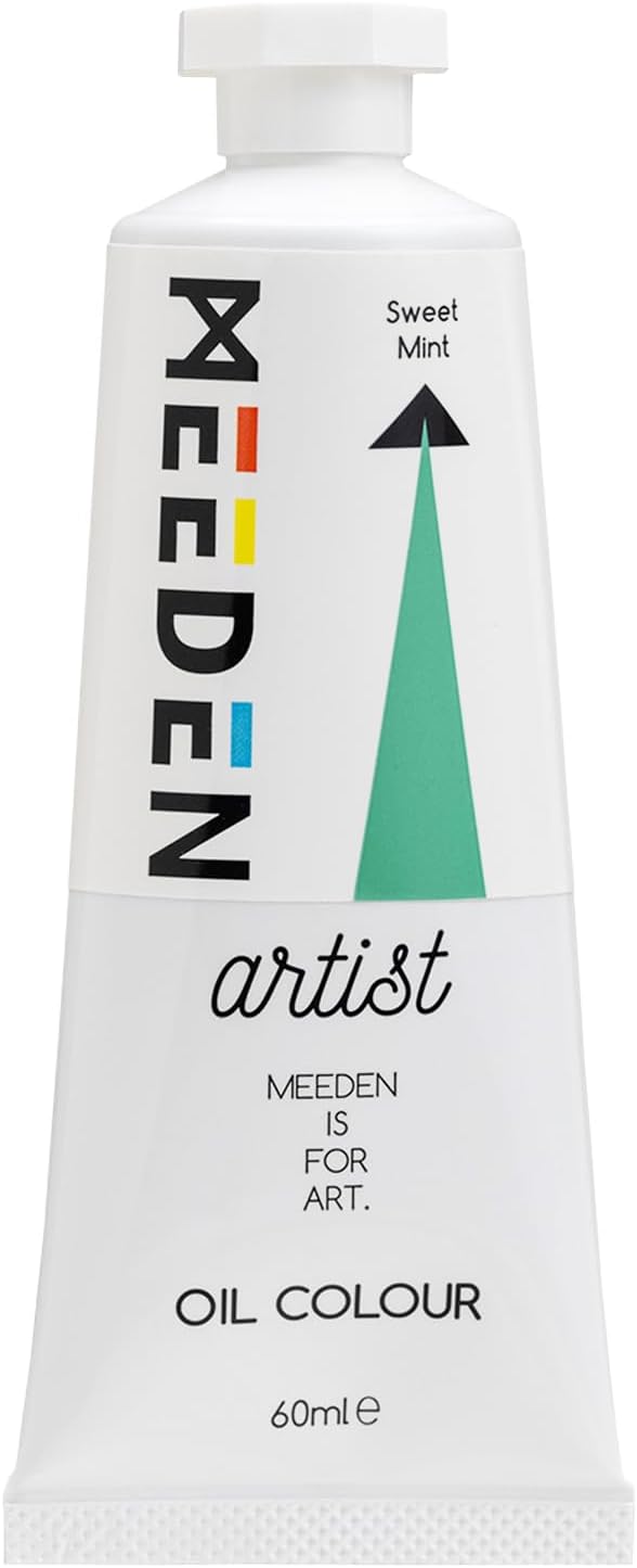 MEEDEN Artist Grade Oil Paint: Sweet Mint - 60ml/2oz Tube | Professional Art Paints and Supplies for Canvas Painting