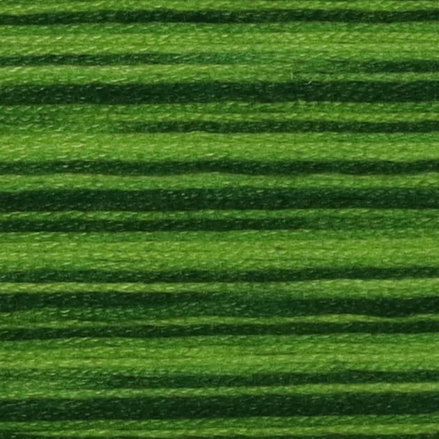 KCS Big skeins of 25 Meters Size 25 Color Variegated Cross Stitch Stranded Threads,6 skeins,92