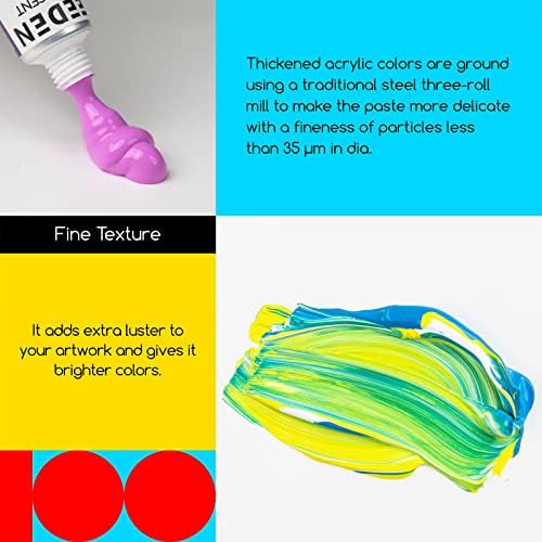 MEEDEN Heavy Body Acrylic Paint: 100 Colors Art Paint Tubes for Canvas