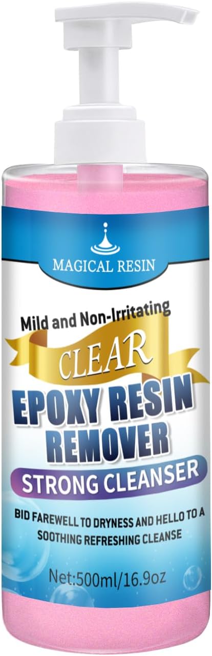Hands Resin Remover Gel - All Natural Epoxy Resin Cleaner - Magical Cleanser for Artists - Epoxy Remover - Glue, Silicone, Paint & Glitter Soap- For Soft and Moisturized Skin