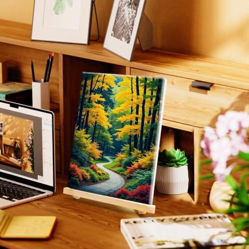 SmartEZ Framed Paint by Numbers Kit for Adults, Forest Paint by Numbers