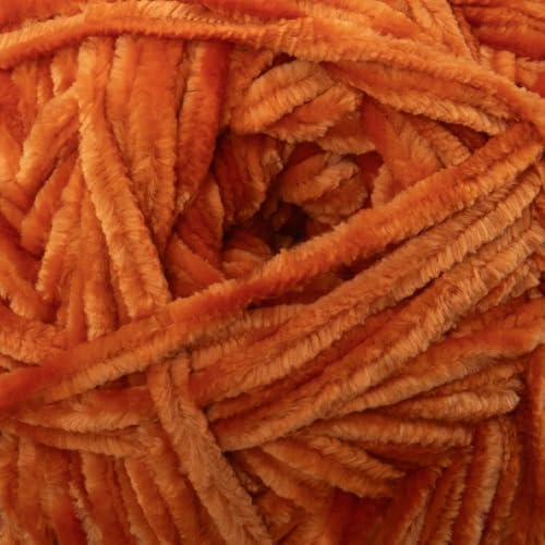 Craft County Bulky 5 Velvet Yarn – Super Soft Polyester Yarn for Blankets, Home Décor, and More!