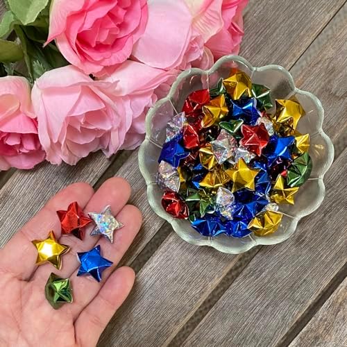 500-Strips Variety Mix of Foil Paper Strips for Making Origami Stars, Lucky Stars, Puff Stars. Reflective Mirror Shiny Paper Strips, 0.5 x 11 inch. (Variety Mix, 500)