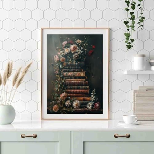 DYAIANGMU Book Paint by Numbers Kit for Adults Beginners 19.6X15.7inch