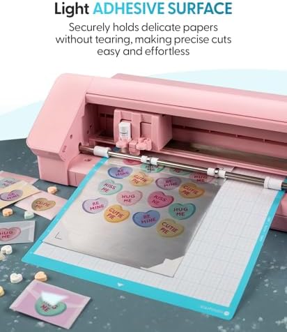 Silhouette CAMEO Light Hold Cutting Mat for Scrapbooking, Black