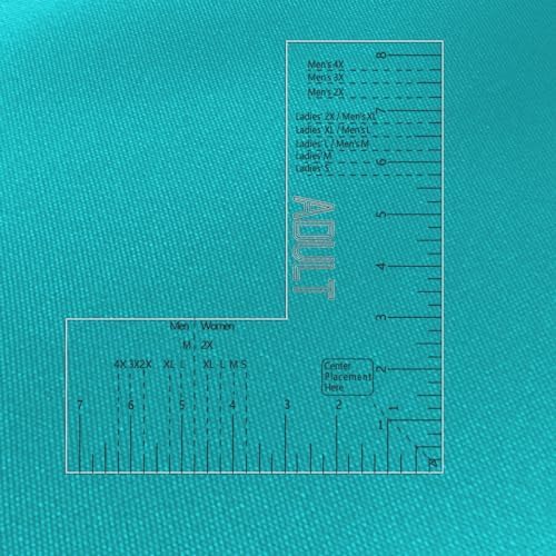 Left Chest Logo Placement Tool for Heat Press, Embroidery Placement Ruler, Acrylic Tshirt Ruler for Pocket Prints