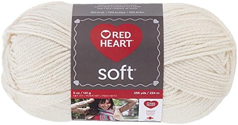 RED HEART Soft Yarn, Off-White