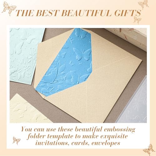 1 Pcs Geiseralie Embossing Folders for Card Making,Butterfly Style