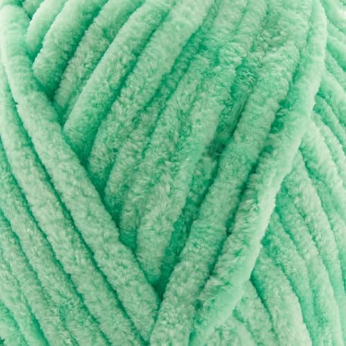 Loops & Threads Sweet Snuggles Yarn - Yarn for Knitting, Crochet, Weaving, and Arts & Crafts - Green, Polyester, 8.8 oz