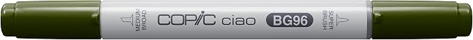 Copic Markers BG96 Ciao with Replaceable Nib, Bush