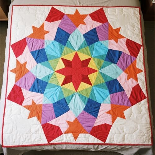 Aubliss 200pcs 100% Cotton Fabric Bundle 4" x 4" PreCut Fat Squares Sheets