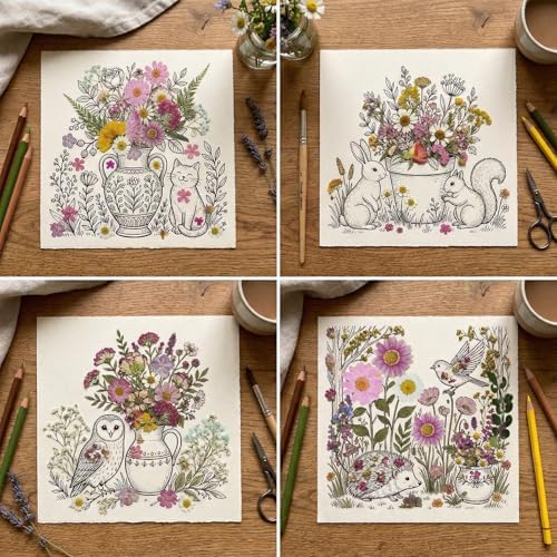 Dried Pressed Flowers Real Natural
