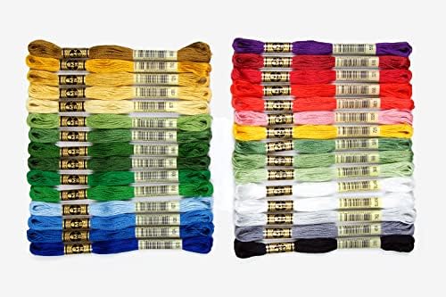 DMC Embroidery Floss Pack - Holiday Decor - 8.7 Yards - 30 skeins