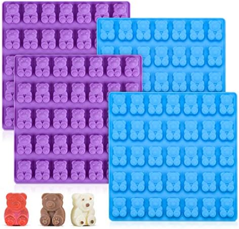 Gummy Bear Molds - 1 Inch Cute Bear Candy Molds Food Grade Silicone
