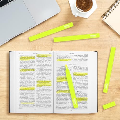 Vitoler Yellow Highlighters Set, Dry Fast,Chisel Tip, 20Pcs | Dry Fast,long lasting high quality for bible study,books,journal,writing,school office