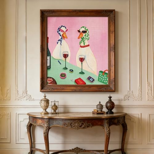 5D Diamond Painting Kits for Adults, Funny Fashion Ducks Diamond Art Kits