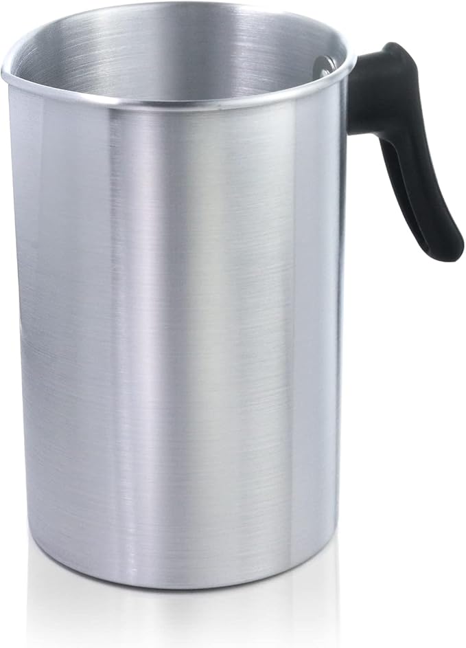 Aroparc Candle Making Pouring Pot 101oz, Wax Melting Pot, Pouring Pitcher | Dripless, Seamless, Heat-resistant Handle, Classic and Durable Wax Melter for Candle DIY, Easy to Use