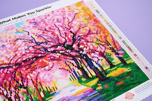 DIAMOND ART CLUB Cherry Blossom Trees Diamond Art Kits for Adults