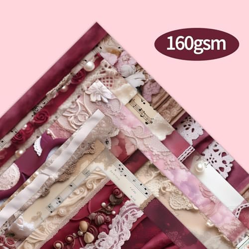 6x6" Scrapbooking Paper Pad Single Sided Decorative Colored Papers