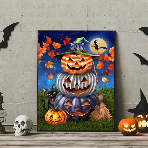 Halloween Diamond Art Kits for Adults,Diamond Painting Kits for Beginner 5D