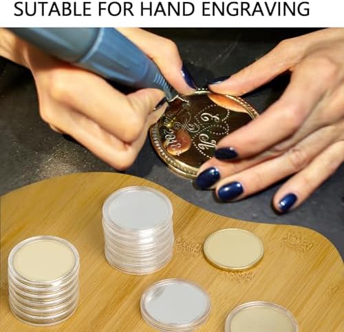 10 Pcs Blank Challenge Coin, Engraving Blanks Coins
