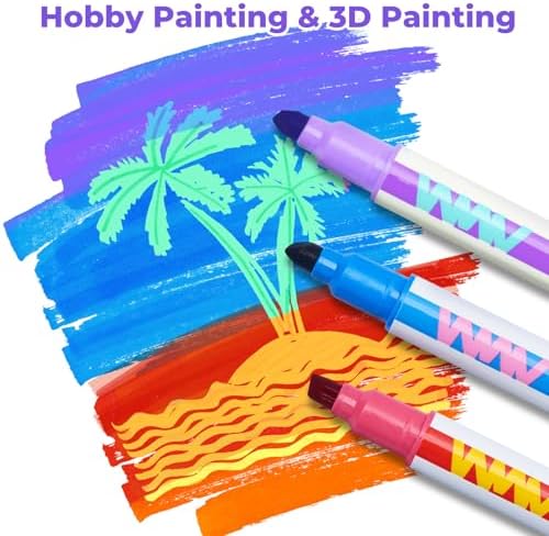 JoyCat 10 Color Changing Markers for Kids Ages 4-8, Dual Tip Magic Pens