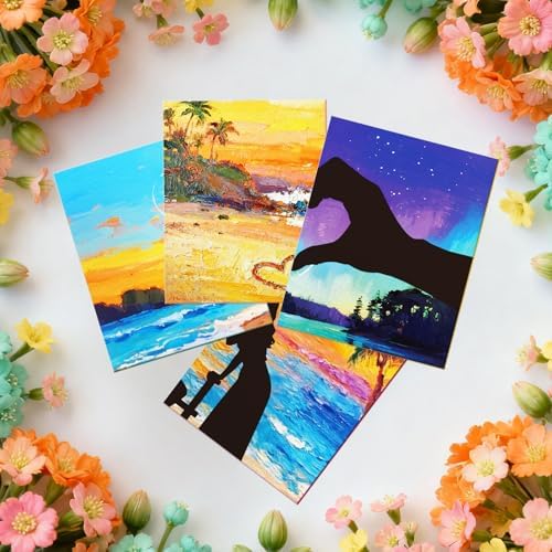 12Pcs Pre Drawn Canvas Boards to Paint for Adults, 8 X 10 Inch Party Supplies Favor for Adults Couples, Sip and Paint Date Night Activity, Valentine's Day Painting