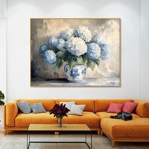 WUDWL Hydrangea Diamond Art Kits for Adult Diamond Painting Kits for Adults