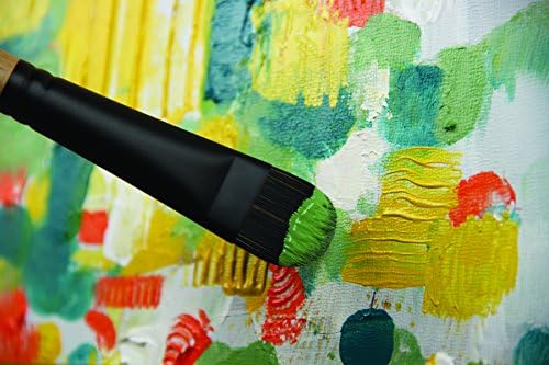 Princeton Catalyst Bright Shader Brush, Synthetic, Short Handle, Size 4, 1 Count