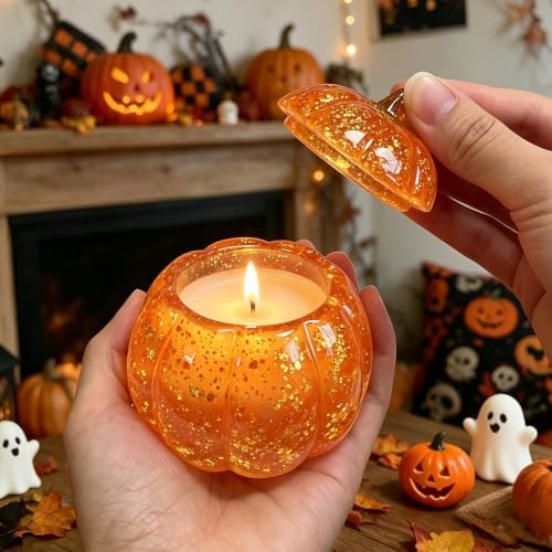 Resin Pumpkin Jar Mold, Thanksgiving Pumpkin Casting Molds