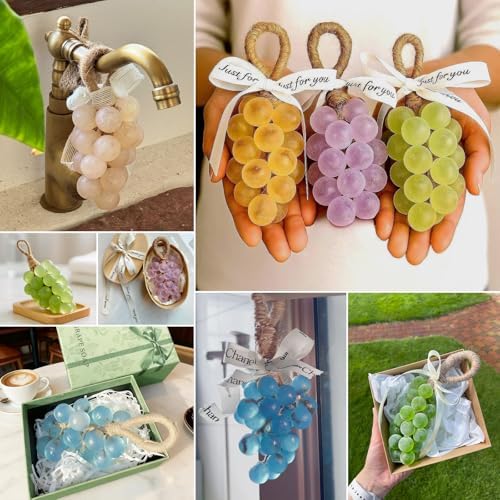 Grape Shaped Silicone Soap Mold DIY Making Kit