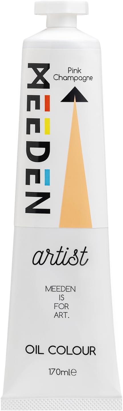 MEEDEN Artist Grade Oil Paint: Pink Champagne - 170ml/5.7oz Tube | Professional Art Paints and Supplies for Canvas Painting