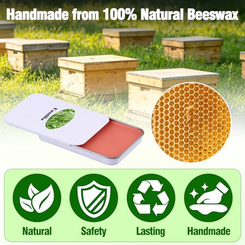 Scented Diamond Painting Wax, Handmade Natural Beeswax for Diamond Art Painting Pen, Long-Lasting Stickiness No Residue Drill Wax with Picker Tool, Diamond Art Accessories and Tools (Vanilla)