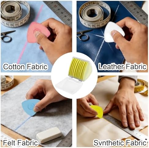 Professional Tailors Chalk Sewing Tailor's Fabric Marker Chalk for Quilting,Sewing Supplies Accessories
