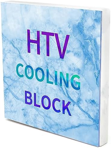 HTV Cooling Block – Fast Cooling Vinyl Craft Tool Heat Press Accessories and Supplies for Heat Transfer Vinyl, Sublimation HTV, DTF Film and Heat Transfer Paper