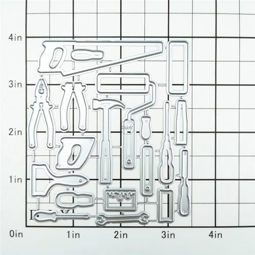 Home Tool Saw Wrench Metal Cutting Dies for Card Making