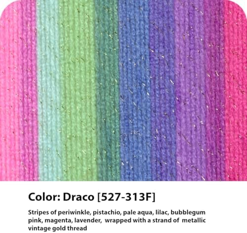 Lion Brand Yarn Mandala Sparkle yarn, Draco, 1 Count (Pack of 1)