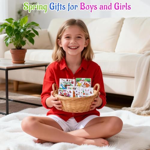 24Pcs Spring Arts and Crafts for Kids & Adults Bulk, Spring DIY Craft Puzzle Kit with Flower Butterfly Bee Bunny, Easter Activities Jigsaw for Classroom Party Favors April Gift Break Projects Supplies