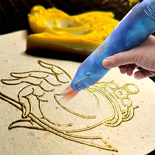 mofa Resin Heat gun,6.6ft Cable 300W Heat Gun for Crafts,Acrylic Paint Dryer Multi-Purpose Electric Heating Nozzle (Blue Mirage)